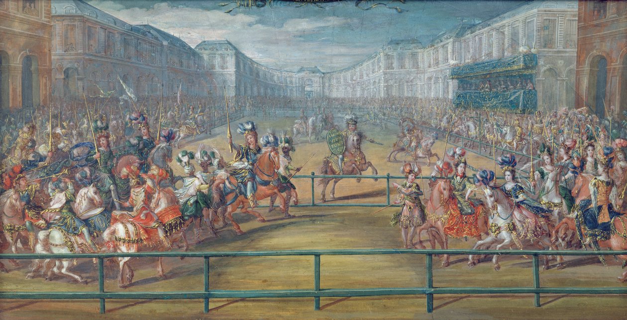 Amasonskarrusel i 1682 af French School