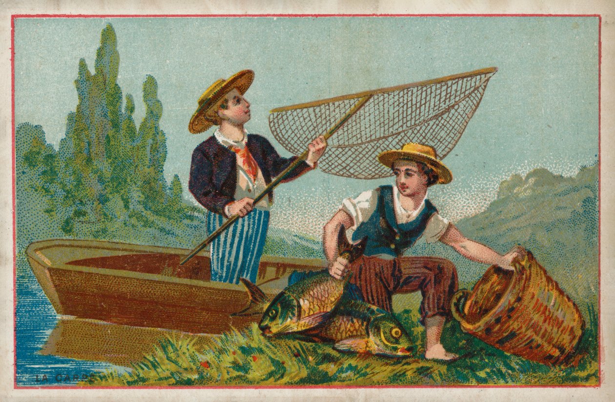 Karpe (chromolitho) af French School