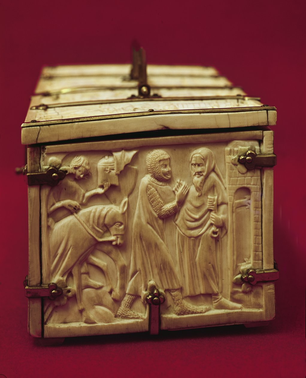 Kist med scener fra romansk litteratur, 1330