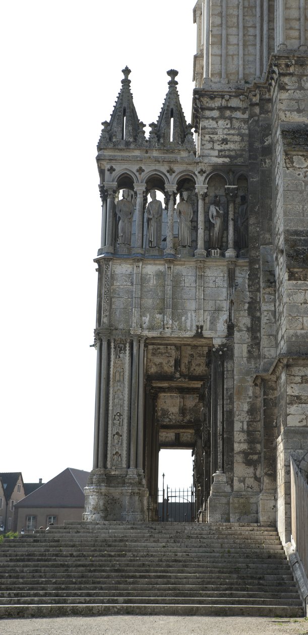 Cathedrale de chartres, detalje af den sydlige portal af French School