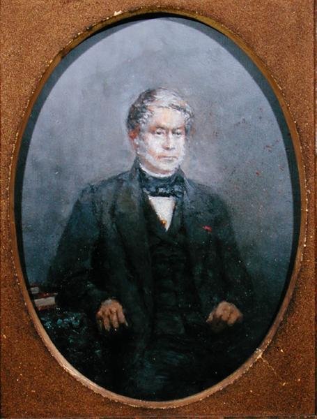 Charles-Gabriel Pravaz (1791-1853) ca. 1840 (olie på lærred) af French School