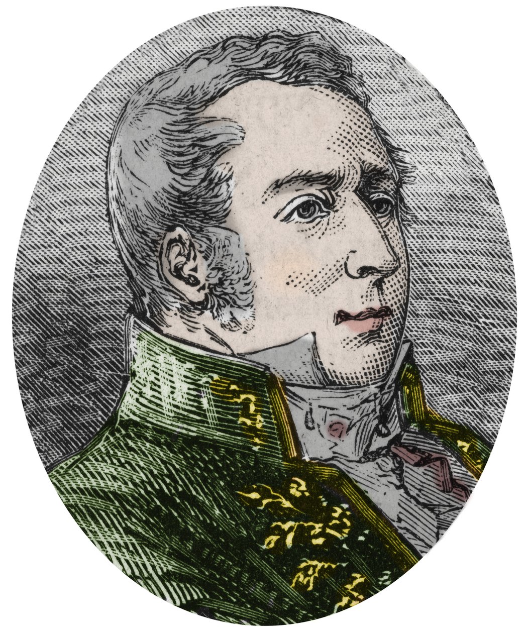 Charles Augustin (Charles-Augustin) Coulomb (1736-1806), videnskabsmand, ingeniør, fysiker - Indgravering i "Sciences à la gratete de tous - physics et chimie populaires" af Alexis Clerc - Slutningen af ​​det 19. århundrede - Privat samling af French School