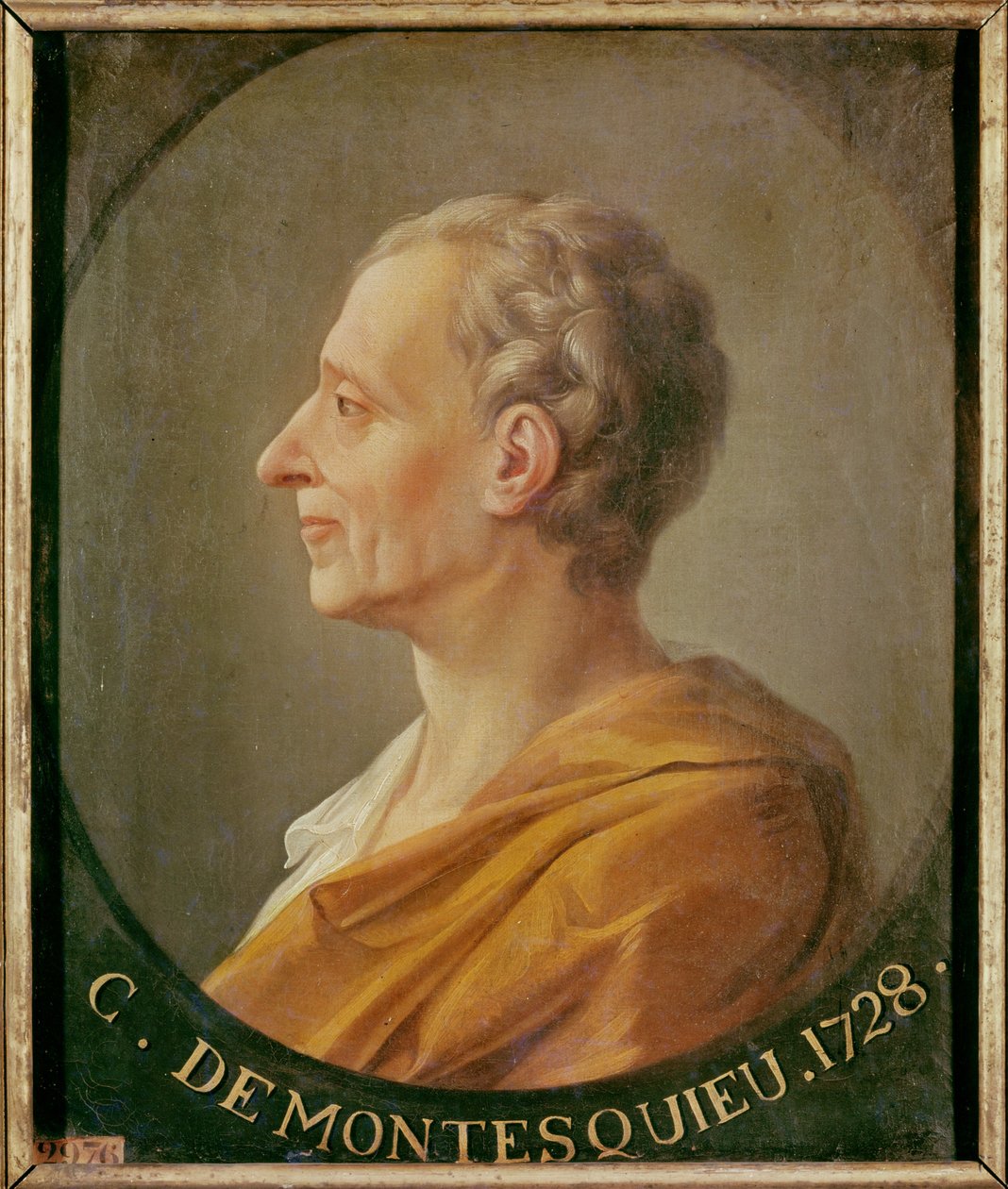 Charles Baron de Montesquieu, statsmand og filosof ... af French School