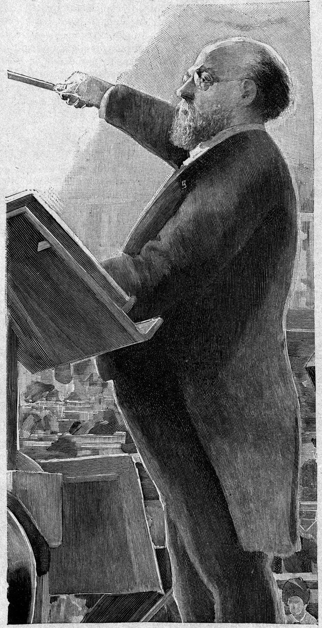 Charles Lamoureux (1834-1899), fransk violinist, førstedirigent for Paris Opera. af French School