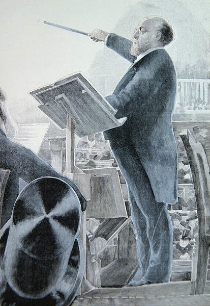 Charles Lamoureux (gravering) af French School