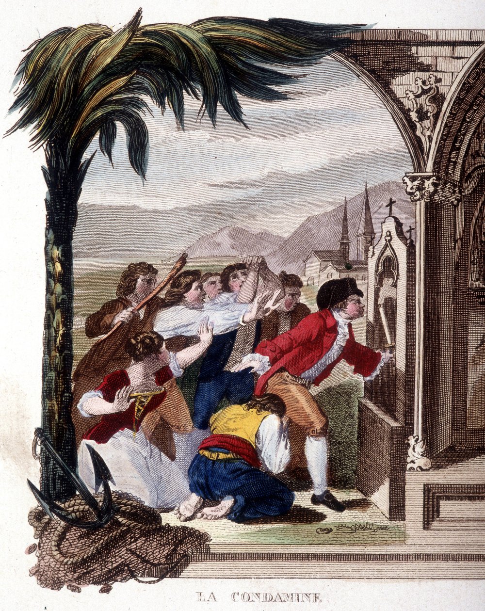 Charles Marie La Condamine (1701 - 1774) af French School