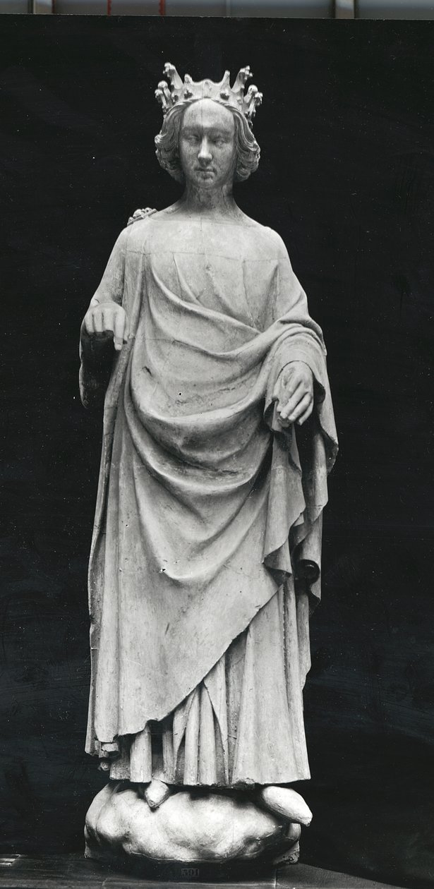Charles VI (1368-1422) konge af Frankrig, fra Palais de Justice i Poitiers, original slutningen af det 14. århundrede (gipsafstøbning) af French School