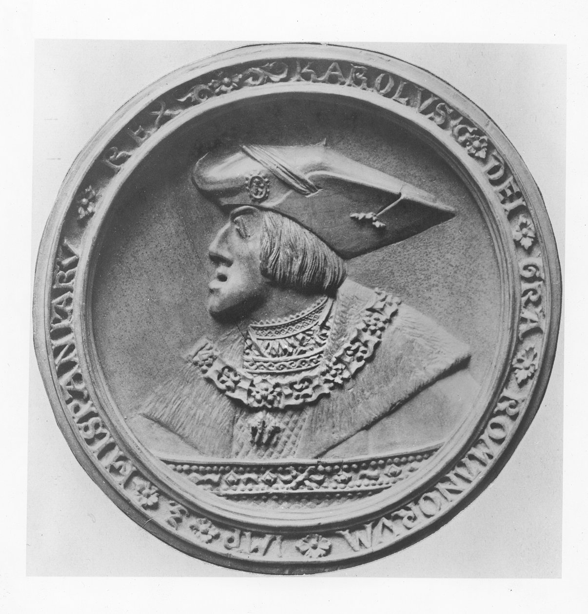 Charles V, hellig romersk kejser (træ) af French School