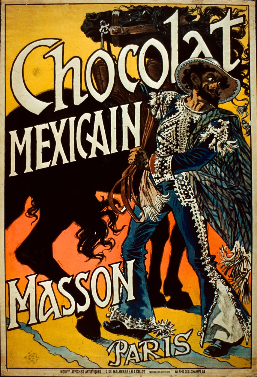 Mexicansk chokolade plakat af French School