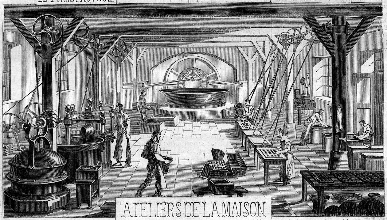 Chokoladefremstilling: intern visning af M. Massons værksteder, Paris af French School