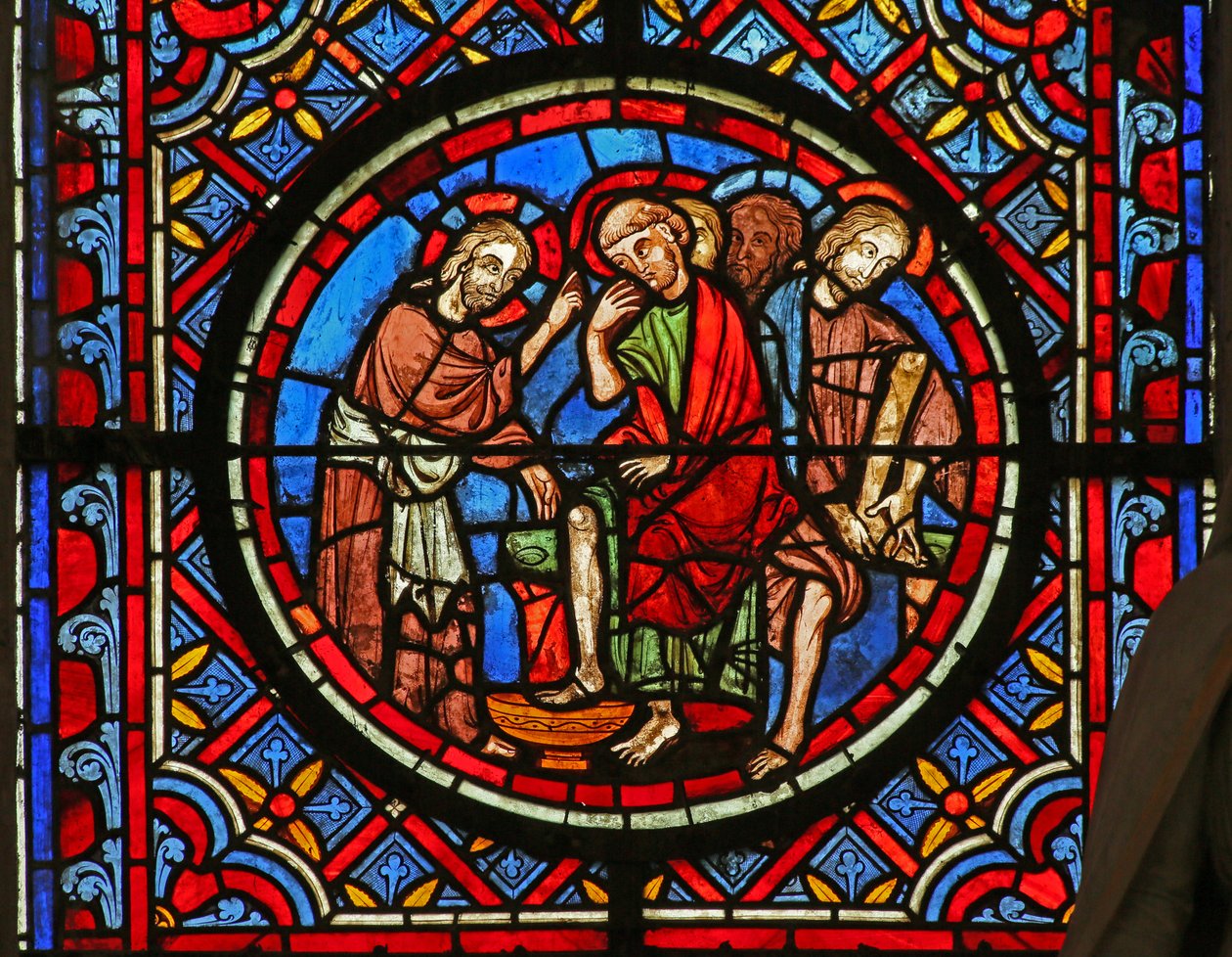 Kristus vasker sine disciples fødder af French School