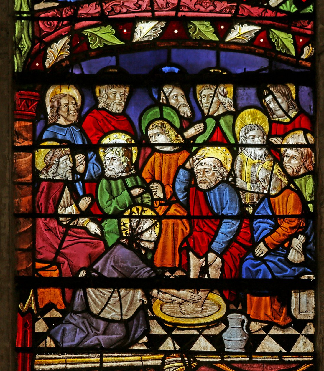 Kristus vasker sine disciples fødder af French School