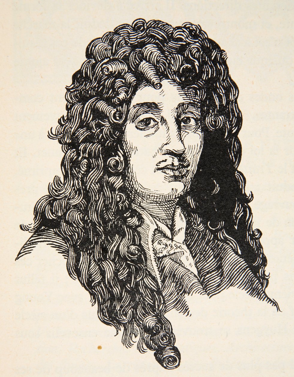 Christiaan Huygens, kopi af Boris Mestchersky (d.1957) illustration fra Histoire de la Nation Francaise, Sciences, bind I & II, af Gabriel Hanotaux (1853-1944), 1924 af French School