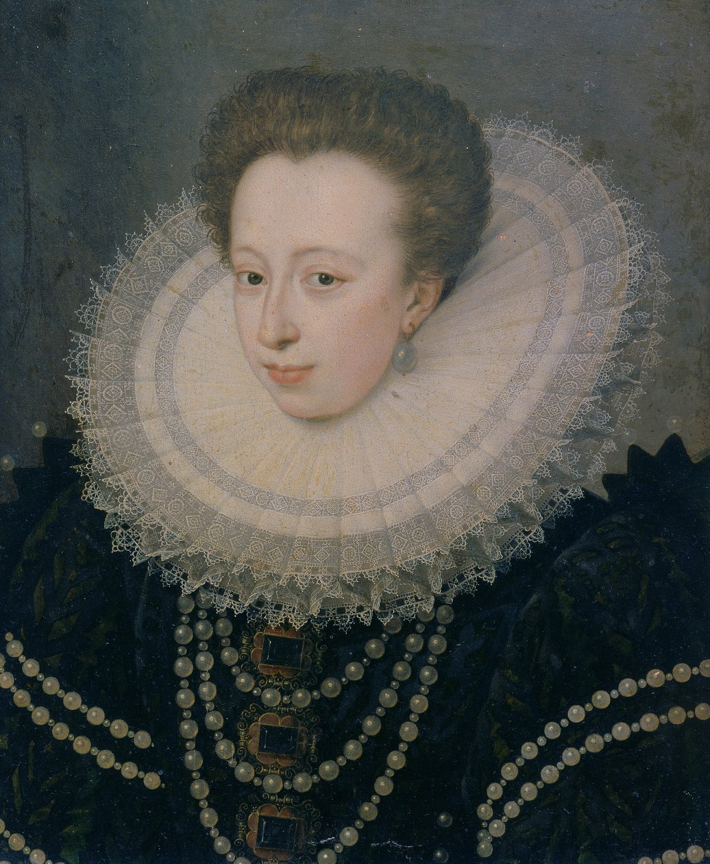 Christine of Lorraine (olie på lærred) af French School