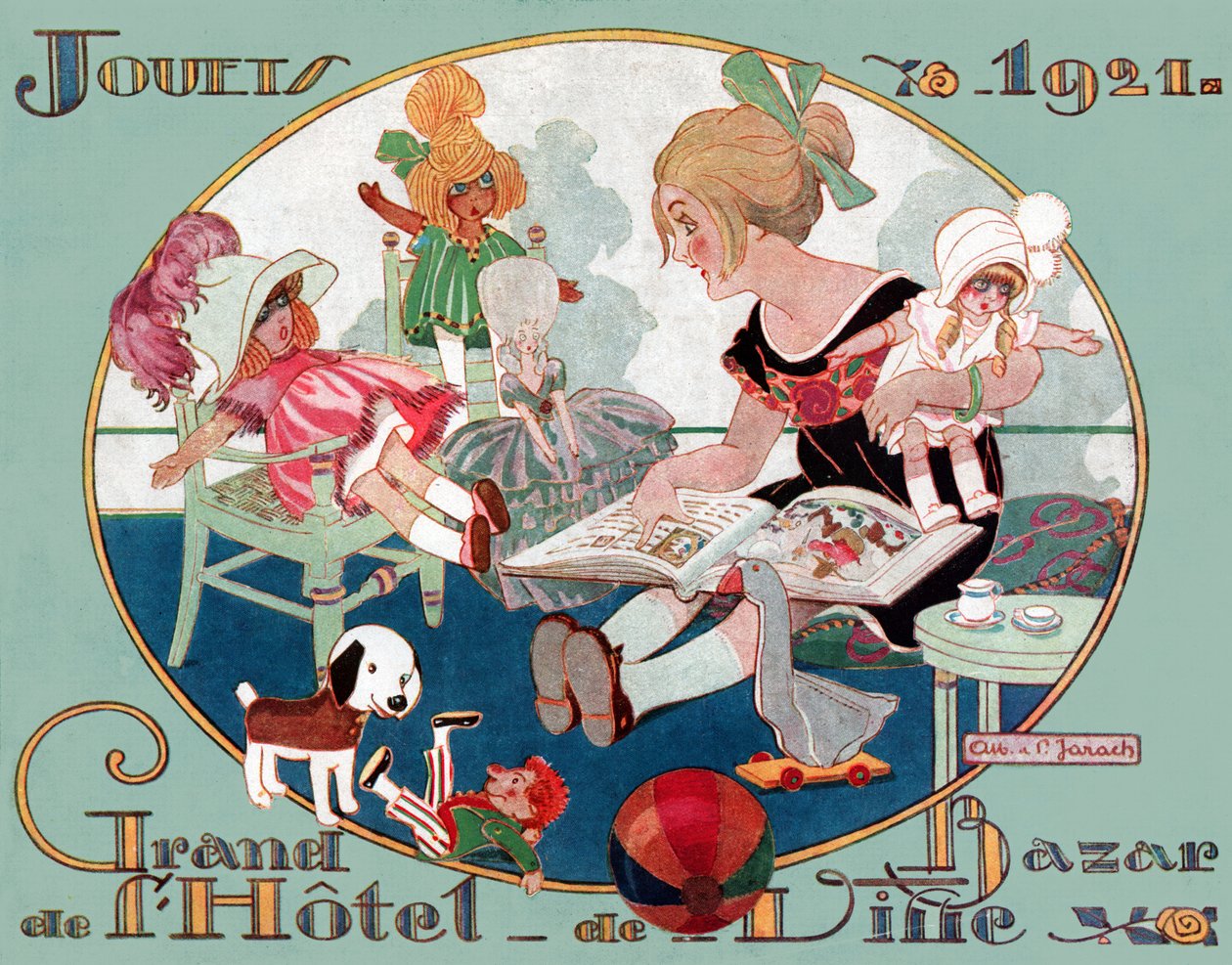 julelegetøj. (Illustration af French School