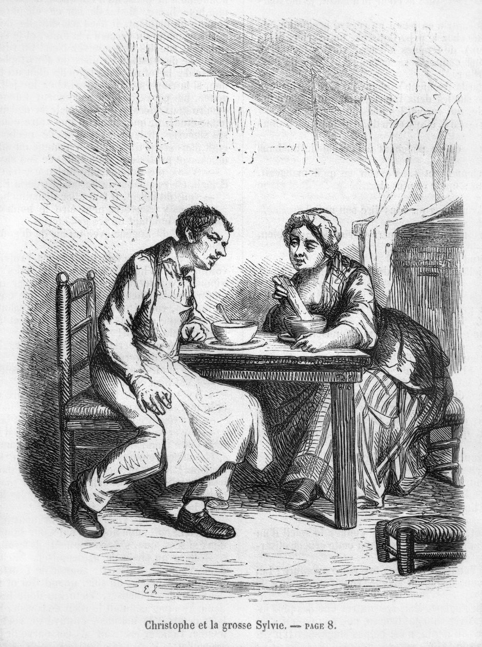 Christophe og den fede Sylvie, illustration fra 