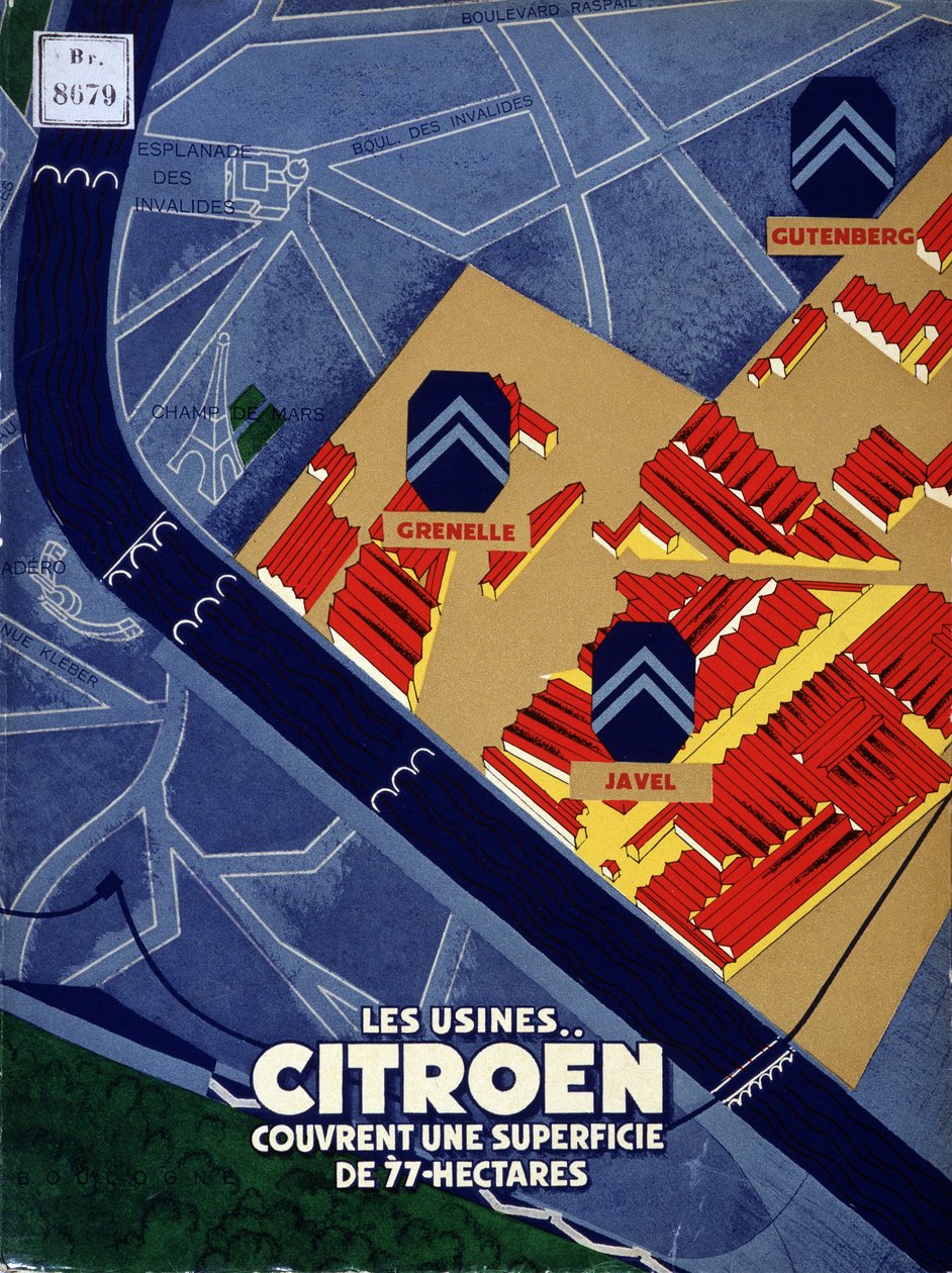 Citroën-anlæg dækker et areal på 77 hektar af French School
