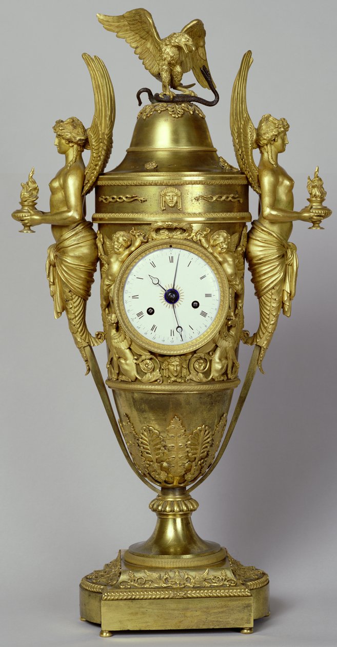 Urvase med ørn, ca. 1800 (forgyldt bronze) af French School