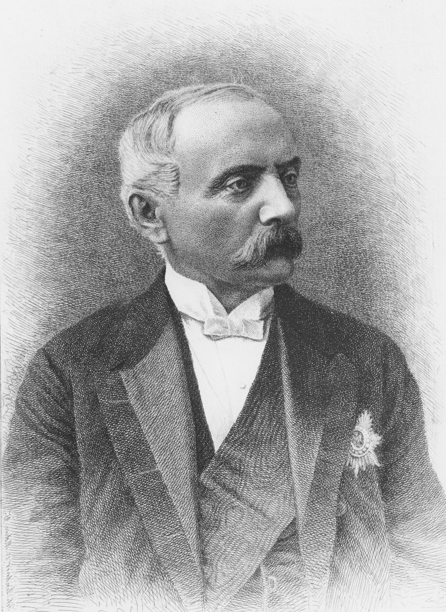 Clovis, Prince of Hohenlohe (gravering) af French School