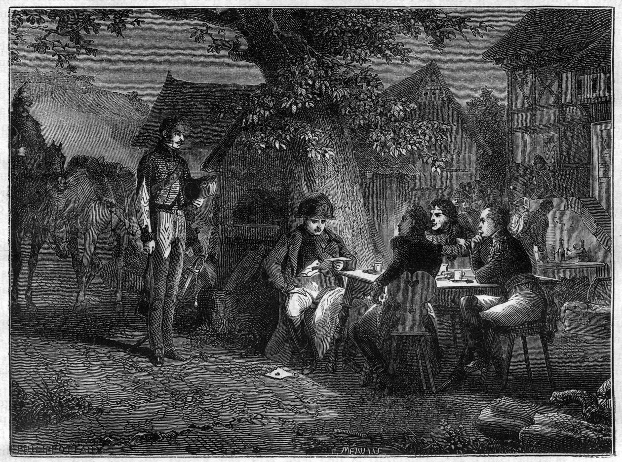 Napoleons koldblod erfarede det uheldige slag ved Dennewitz (Tyskland) den 8. september af French School