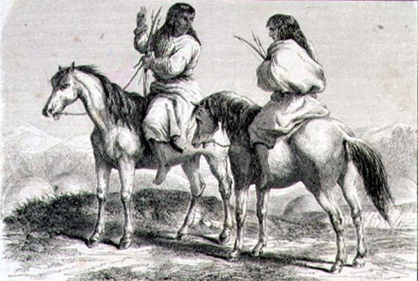 Comanche-indianere i 1860