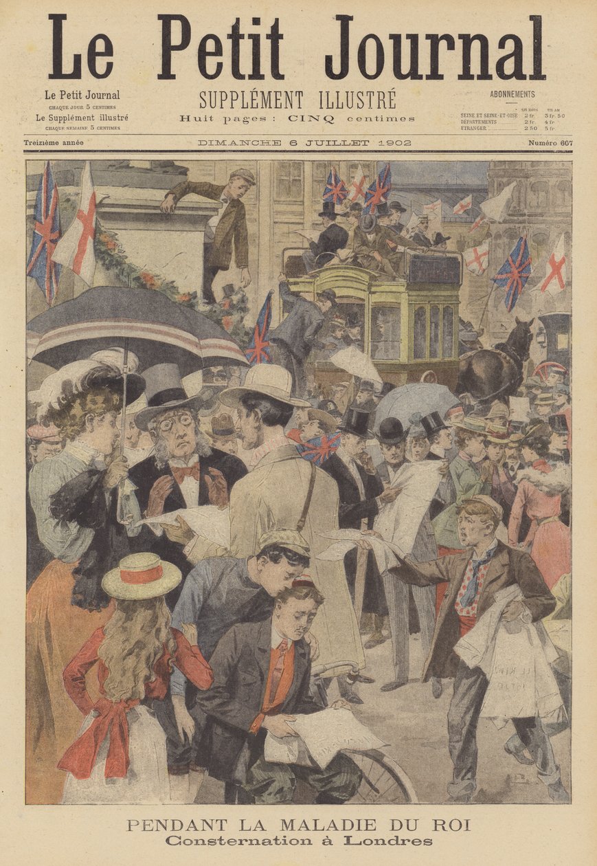 Bekymring i London over kong Edward VII