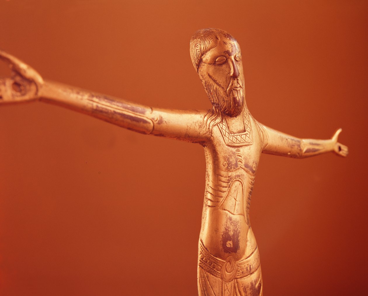 Corpus Christi, ca. 1240 (forgyldt bronze) af French School