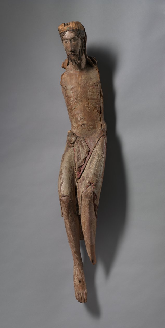 Korpus fra et krucifiks, ca. 1130-1140 af French School