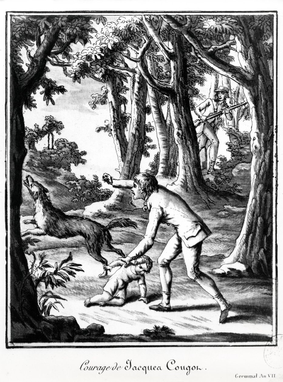 Courage of Jacques Cougon, 1799 af French School