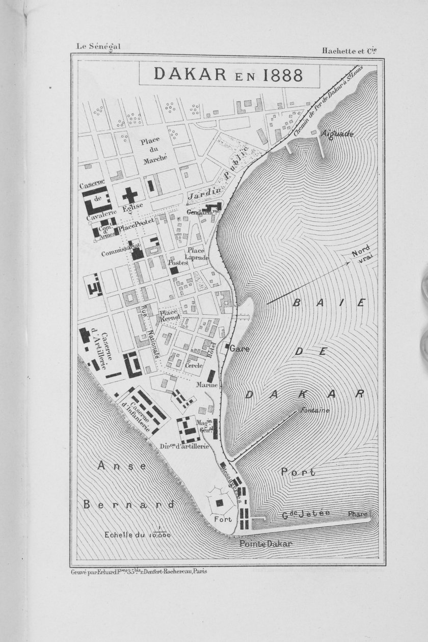 Dakar i 1888 af French School