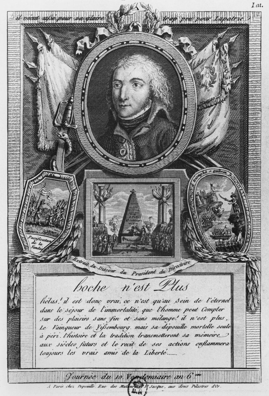 General Louis Lazare Hoches død af French School