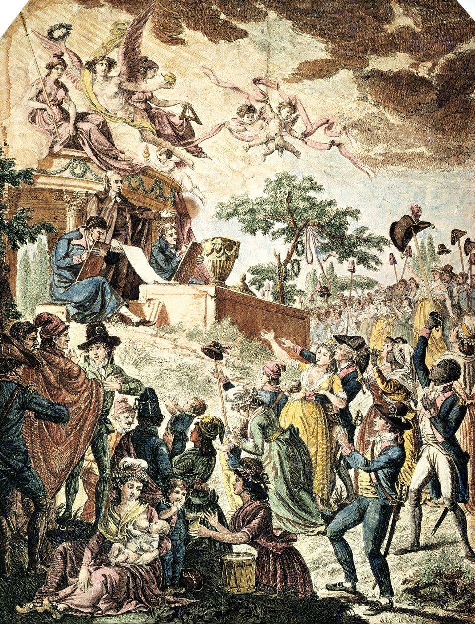 Dekret fra den nationale konvention om afskaffelse af slaveri i kolonierne, 4. februar 1794 af French School