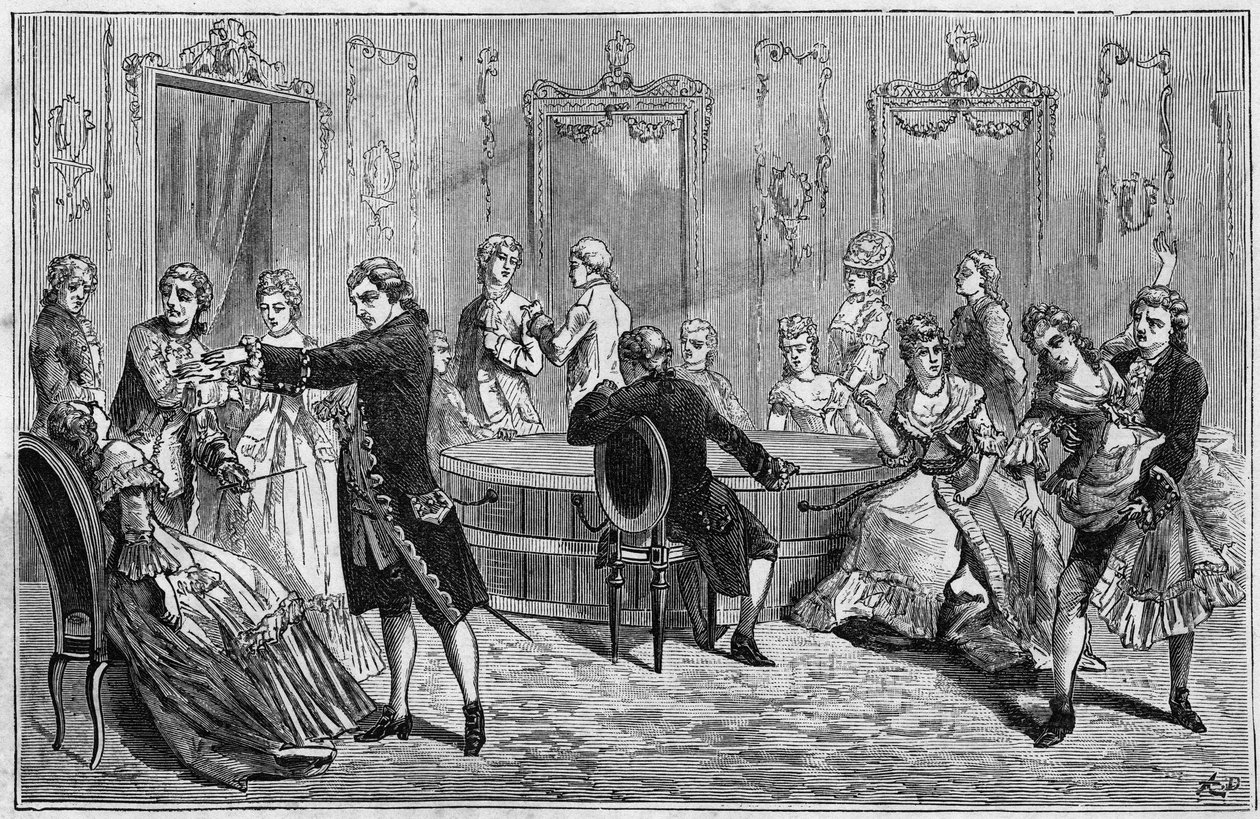 Demonstration af Frederic Antoine Mesmer (Franz Anton Mesmer af French School