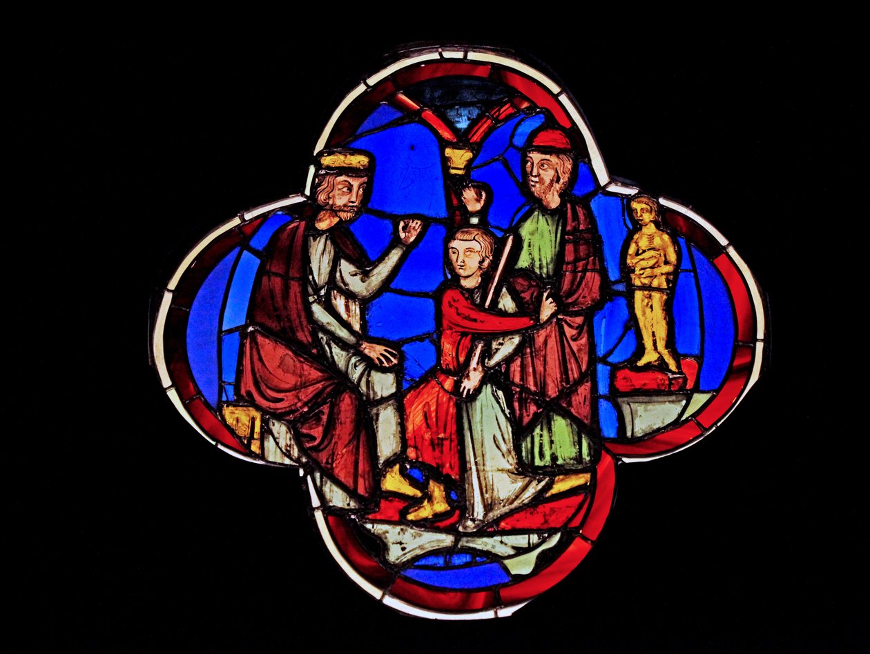 Afbilder Daniel før Nebuchadnezzar, ex Ste Chapelle, Bay G af French School