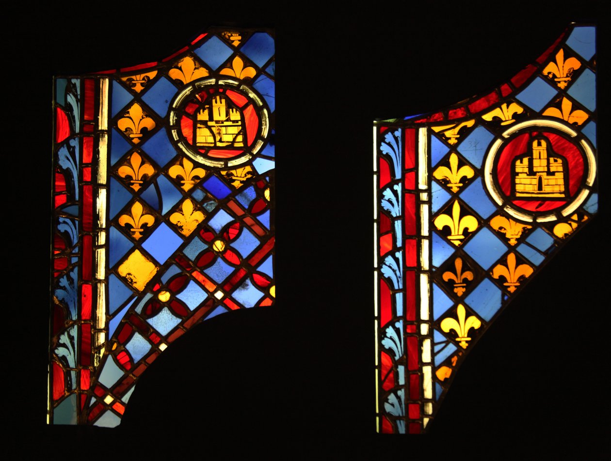 Afbilder heraldiske paneler, ex Ste Chapelle af French School