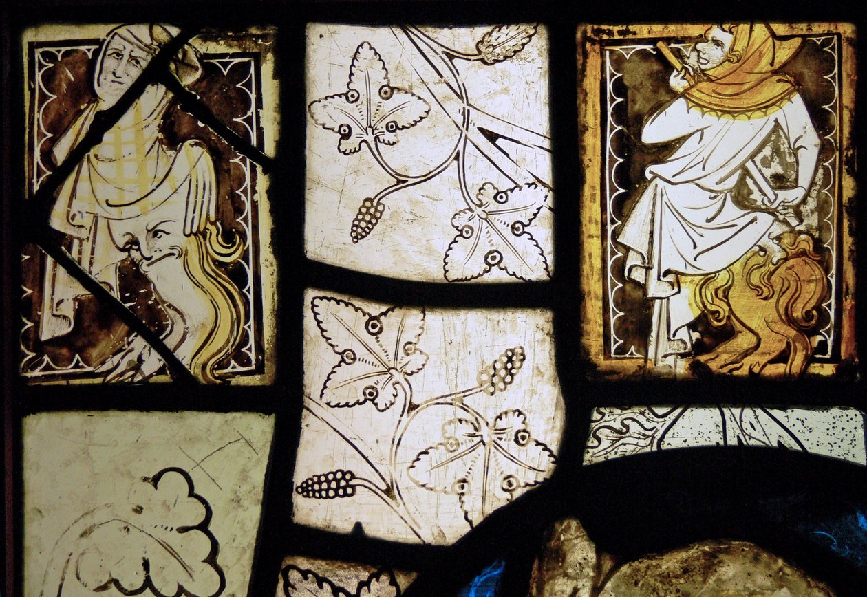 Afbilder grisaille med grotesker; fra Normandiet af French School