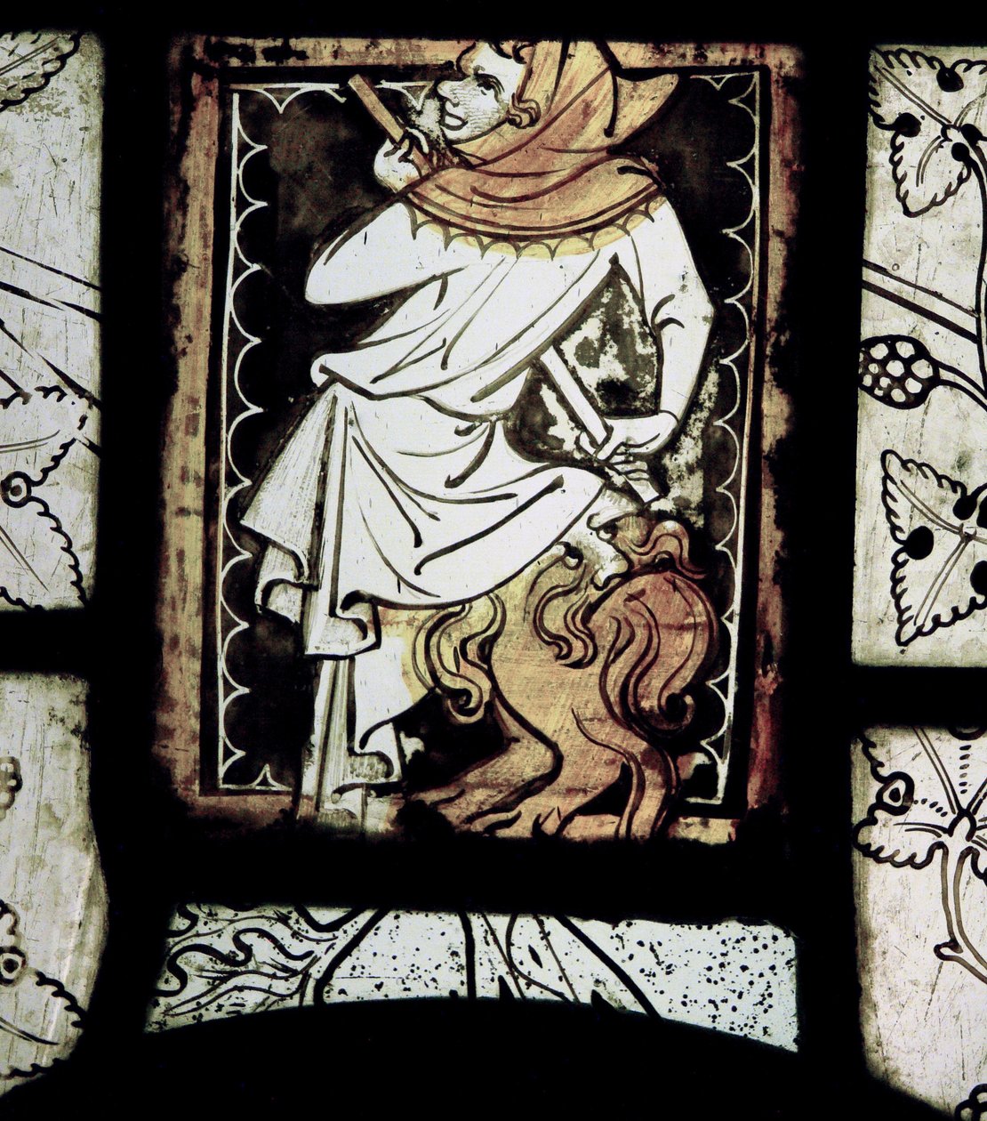Afbilder grisaille med grotesker; fra Normandiet af French School