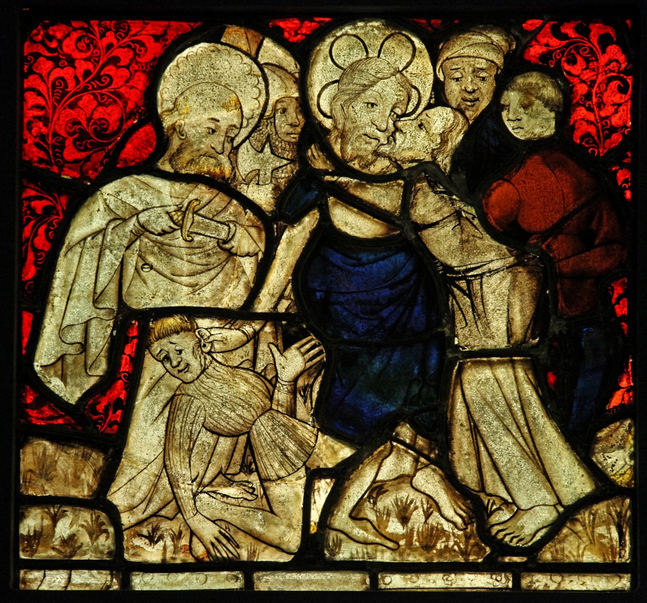 Viser forræderi af Judas forræderi, oprindeligt fra Church of Betton, Bretagne af French School