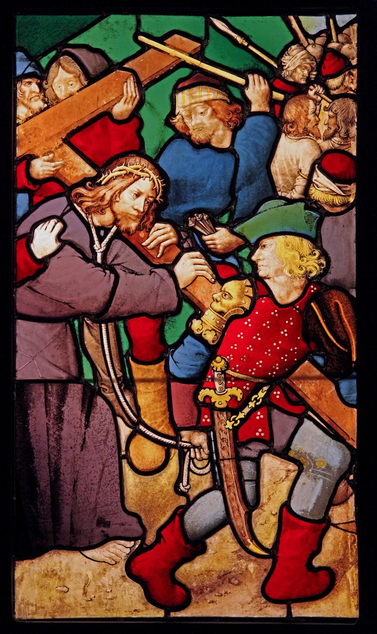 Afbilder Via Crucis; ex Chapelle på Hotel Cluny af French School