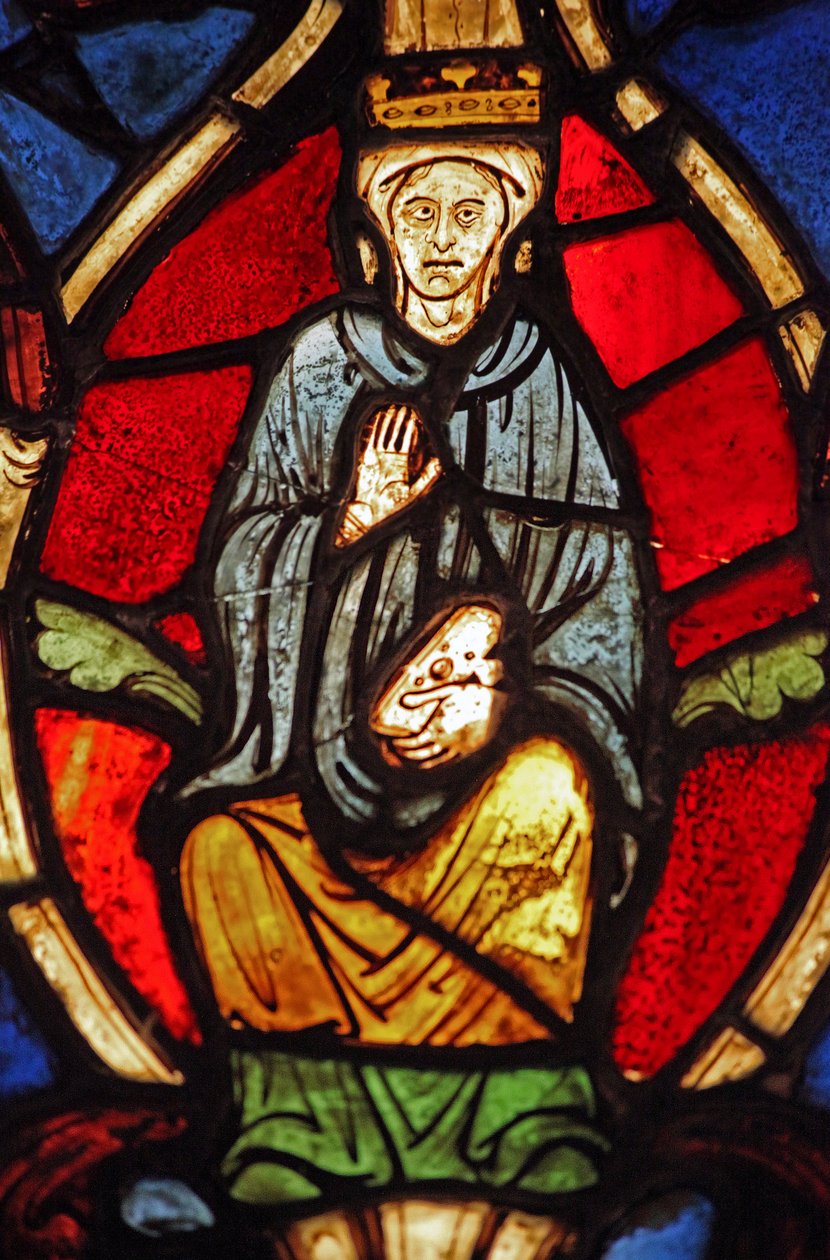 Viser Jomfru Maria på Jesses træ, oprindeligt fra kirken Varennes-Jarcy (oprindeligt fra Abbey de Gercy?) af French School
