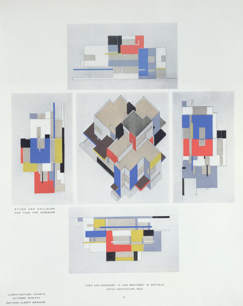 Design til et Hotel Particulier, illustration i 