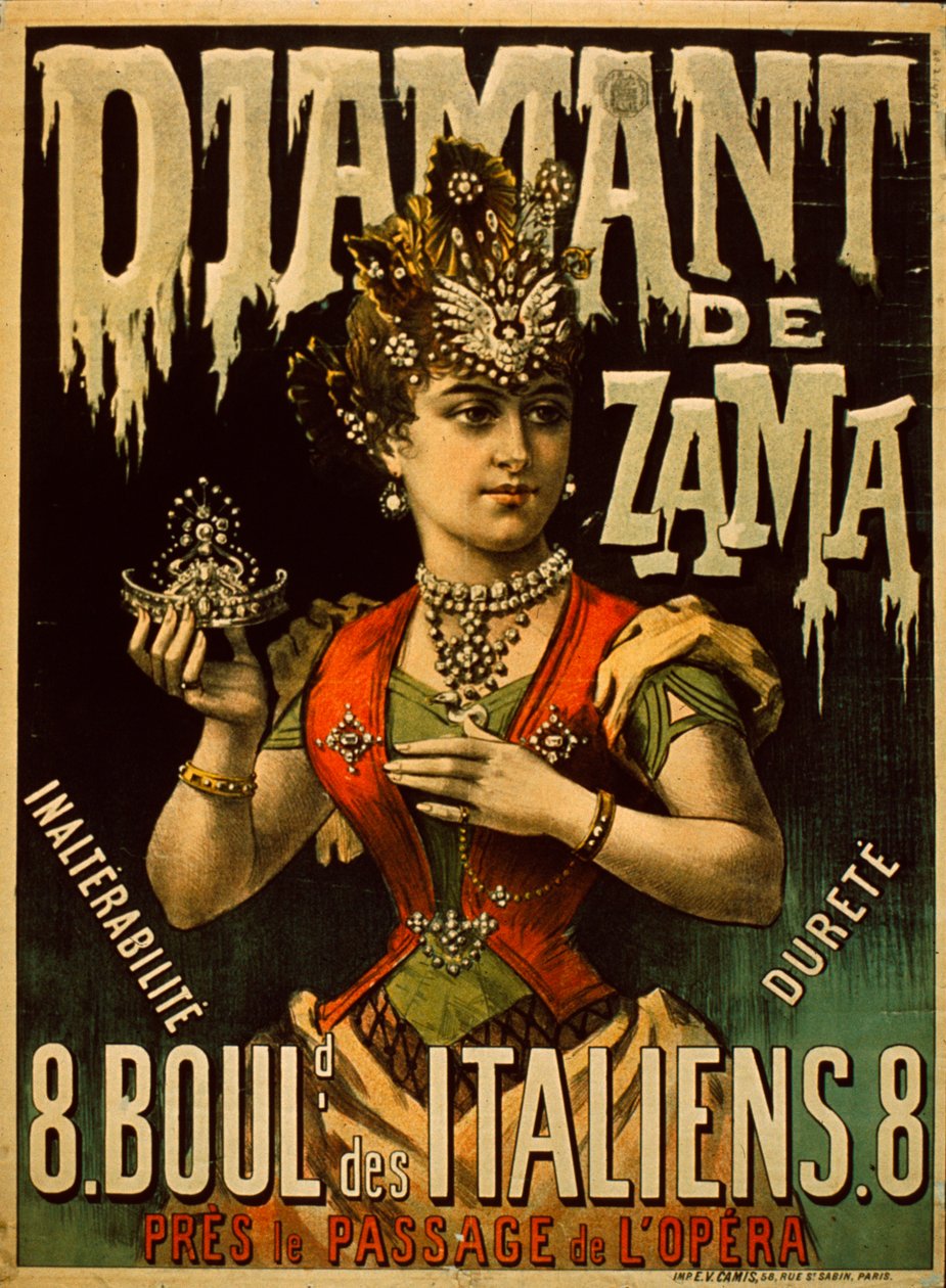 Zama diamant plakat af French School