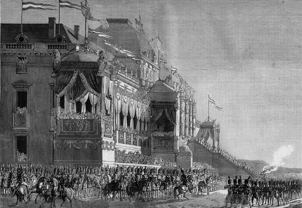 Uddeling af ørne af Napoleon I (1869-1821) på Champ de Mars, 5. december af French School