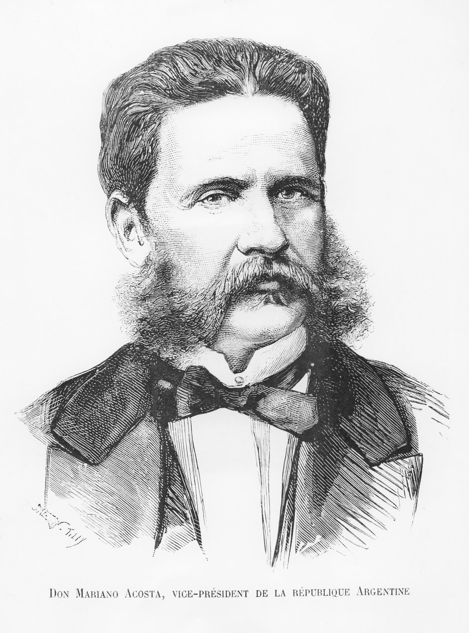 Don Mariano Acosta, vicepræsident i Argentina af French School