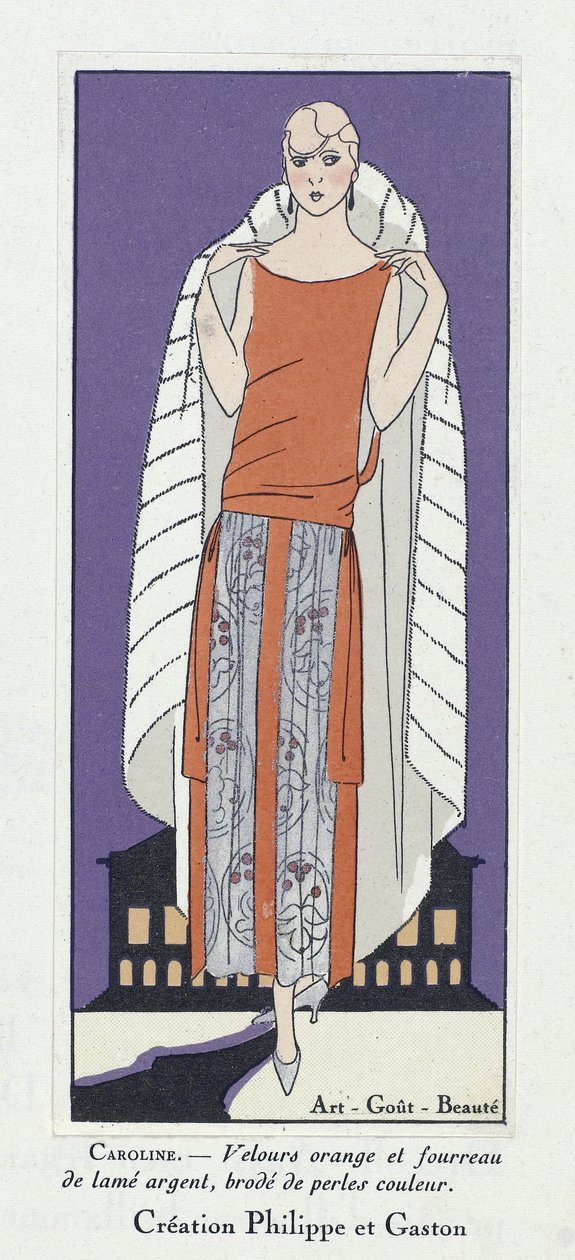 Kjoledesign "Caroline", fra Art-Gout-Beaute, pub. 1920