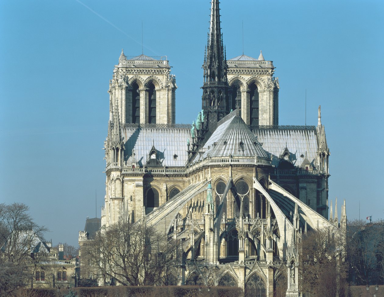 Østenden af Notre Dame, 1163-1345 af French School