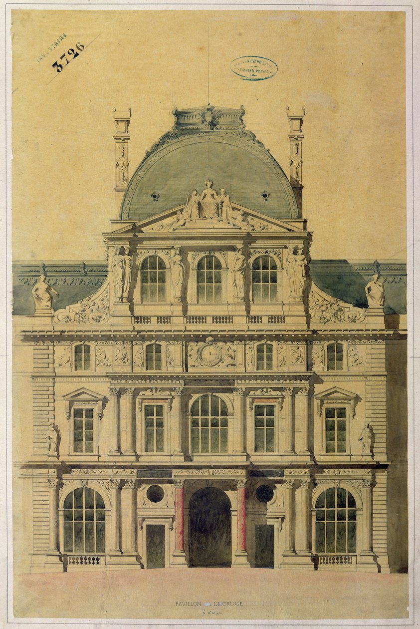 Højde af Pavillon de l