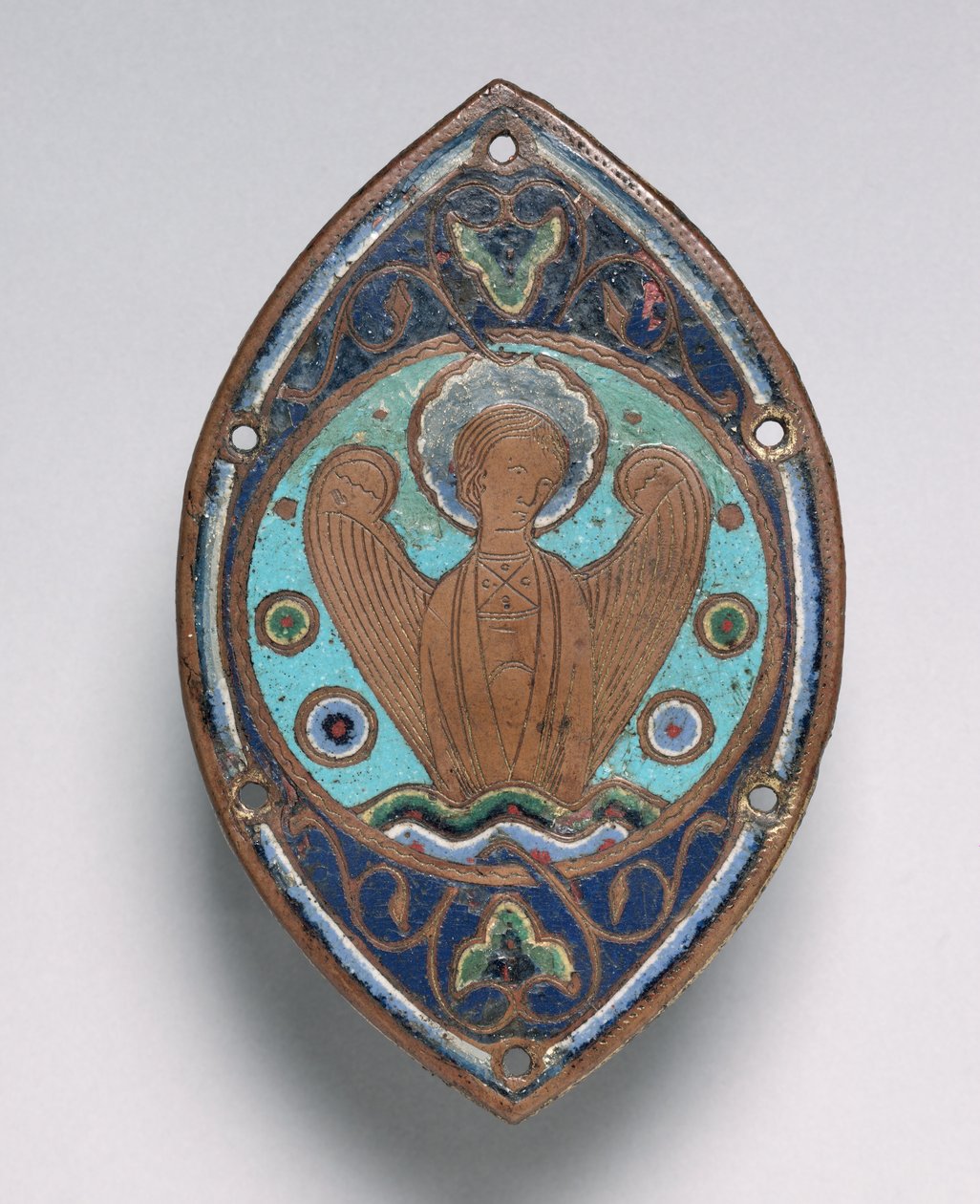 Emaljeplade fra alterets frontal af Saint Martin i Orense af French School