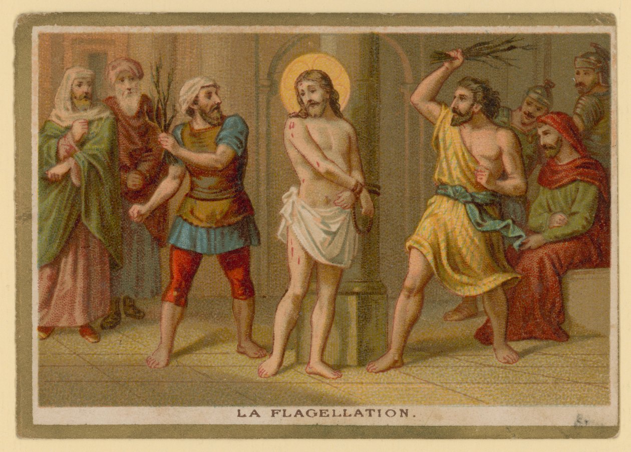 Episode i Jesu Kristi liv (chromolitho) af French School