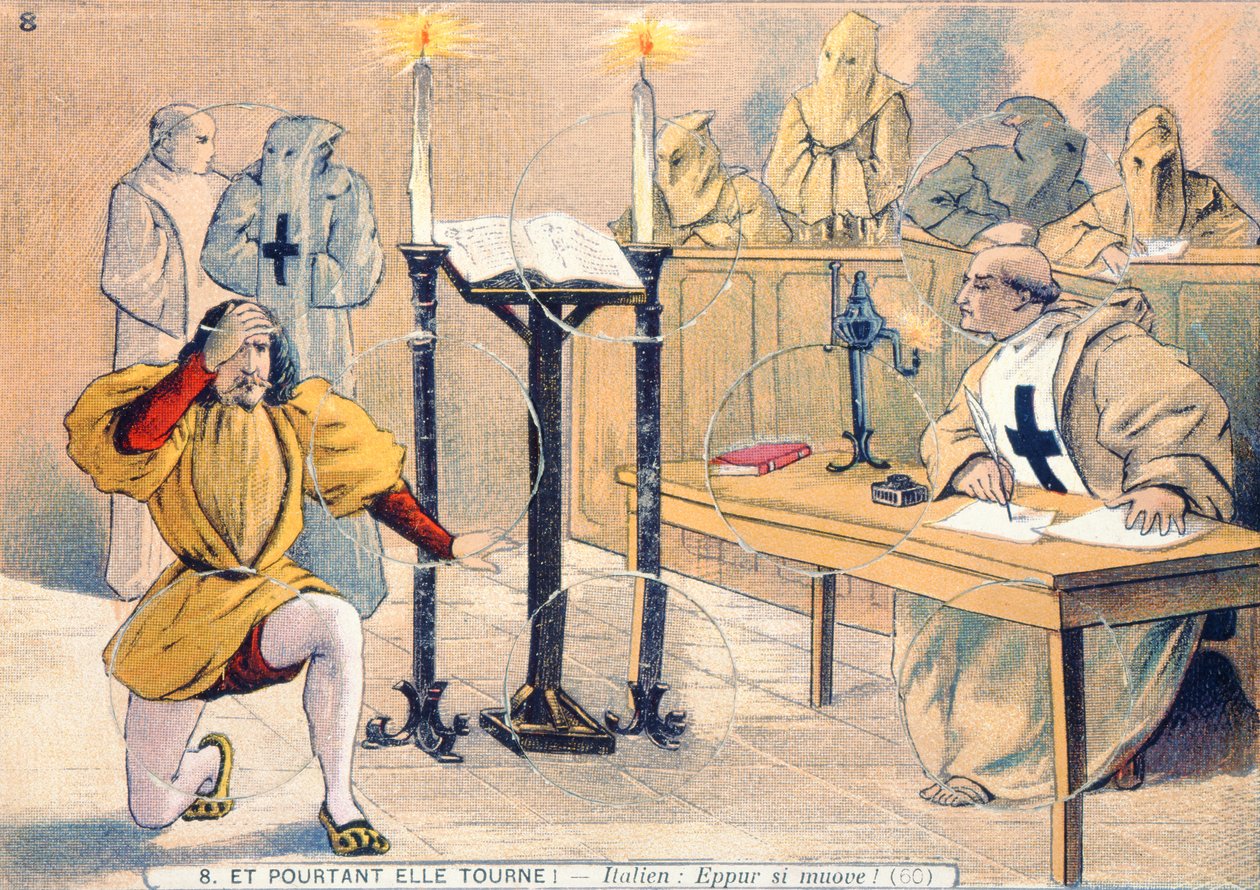 Alligevel bevæger det sig, Retssagen mod Galileo Galilei (1564-1642) i 1633 af French School